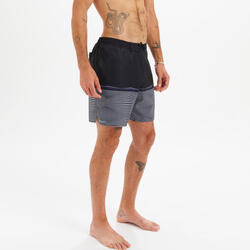 Surfboardshort voor heren 100 cinetic zwart 20"