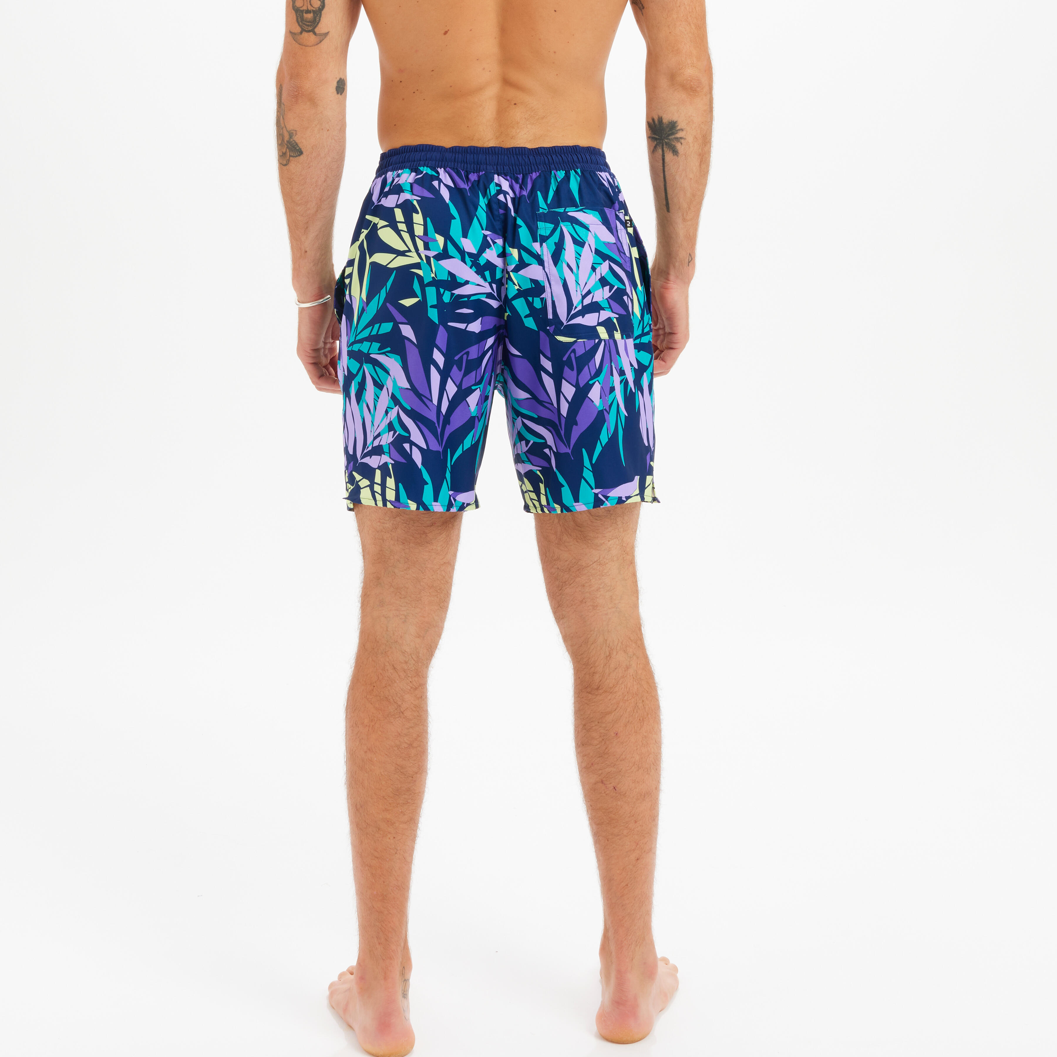 Men's Boardshorts - BS 100 - Violet - Olaian - Decathlon