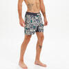 Boardshort voor heren 17" 500 Stamp zwart