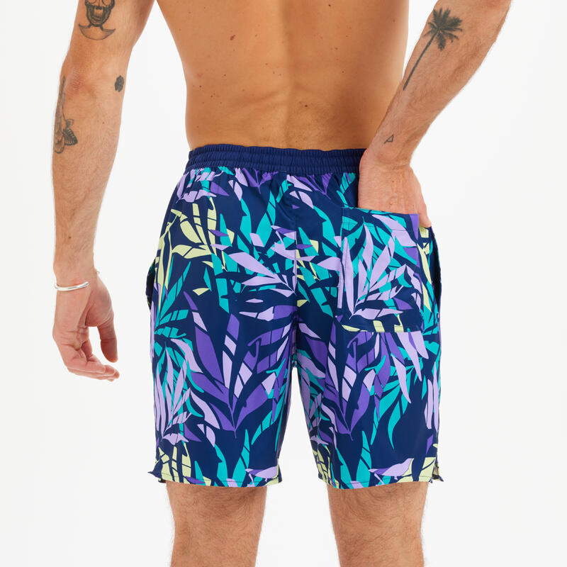 Boardshort surf 100 long SHADOW PURPLE