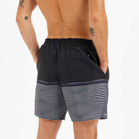 Men's swim shorts 20" - 100 cinetic black