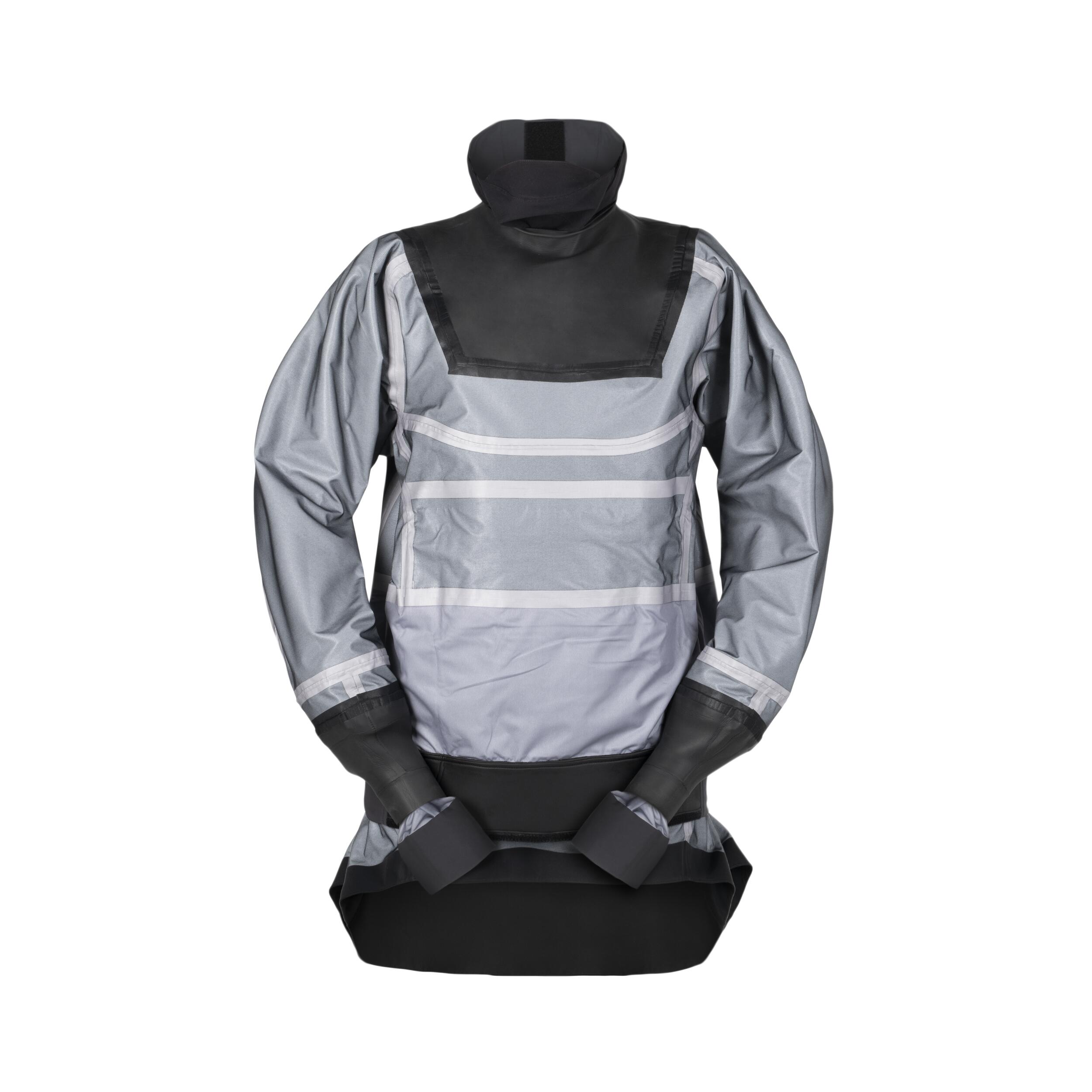 Lange herensmock voor zeilen Offshore Pro Series carbongrijs 5/11
