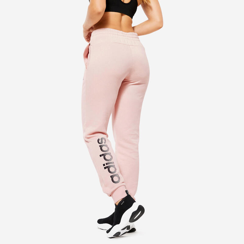 Pantalón Jogger Fitness Soft Training Adidas Mujer Rosa