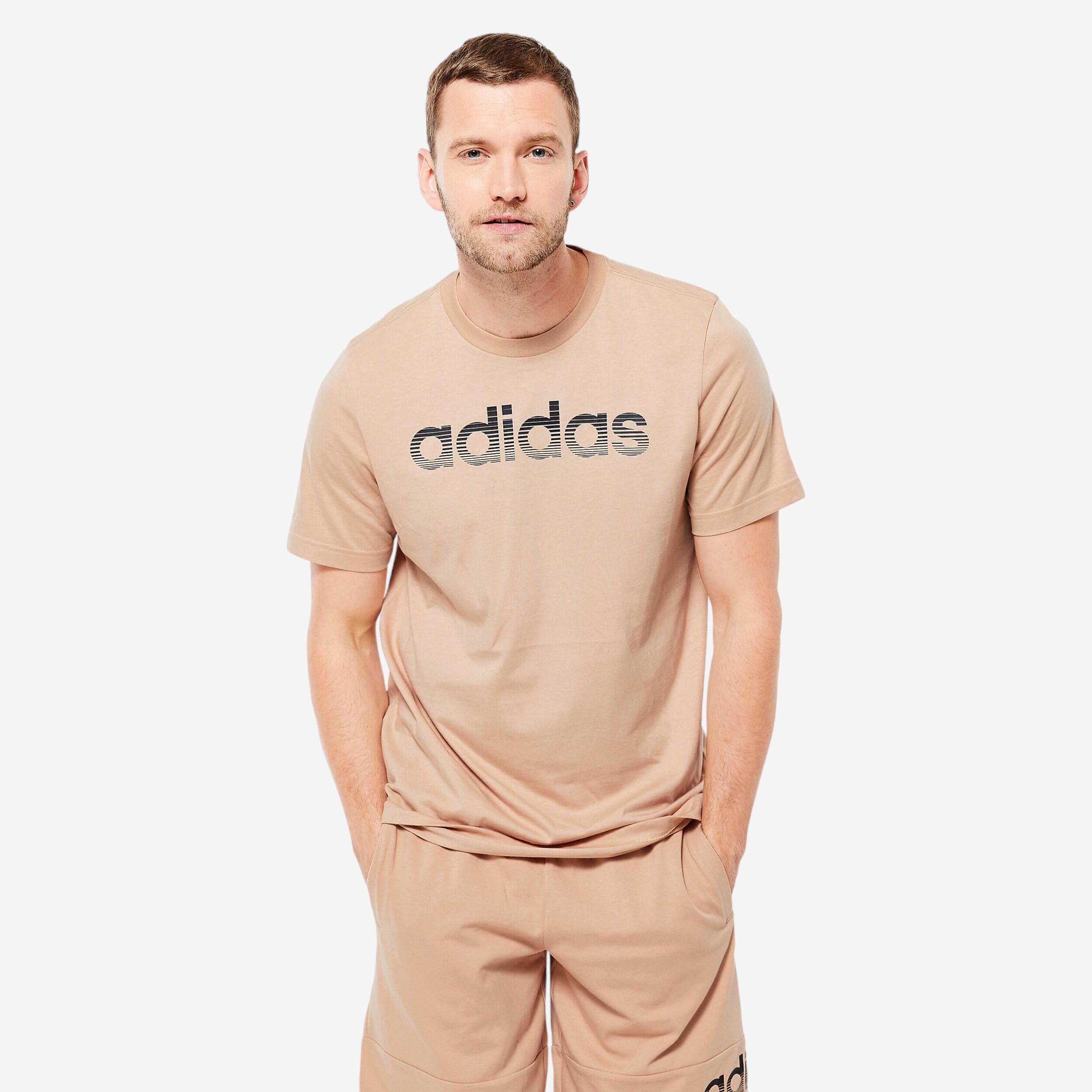 Tricou Fitness Adidas Bej Barbati