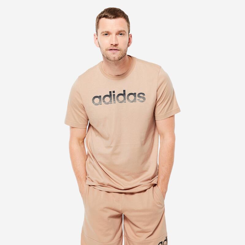 ADIDAS T-Shirt Herren weich - beige 