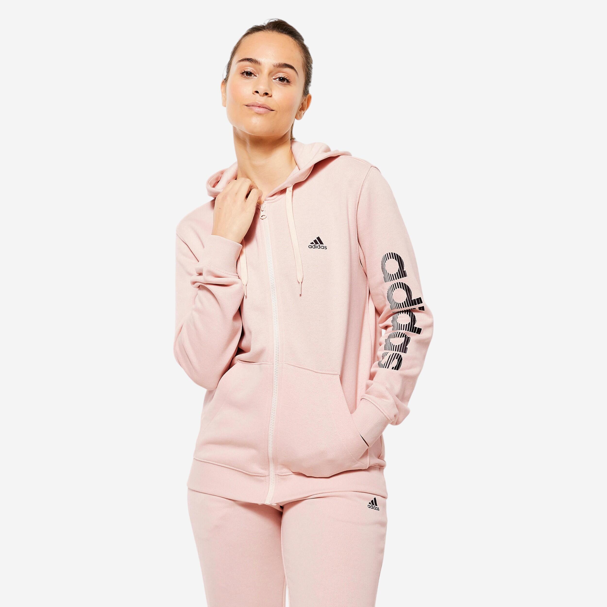 Adidas - Sweat-shirt A Capuche De Fitness Soft Training Adidas Femme Rose - Sweat-shirt - Panoplies Training Adultes - Rose - 40m - Decathlon