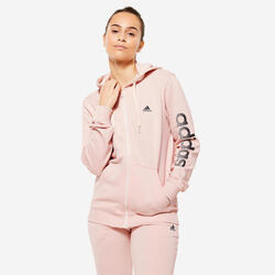 Sudadera Fitness Soft Training Adidas Mujer Rosa Capucha