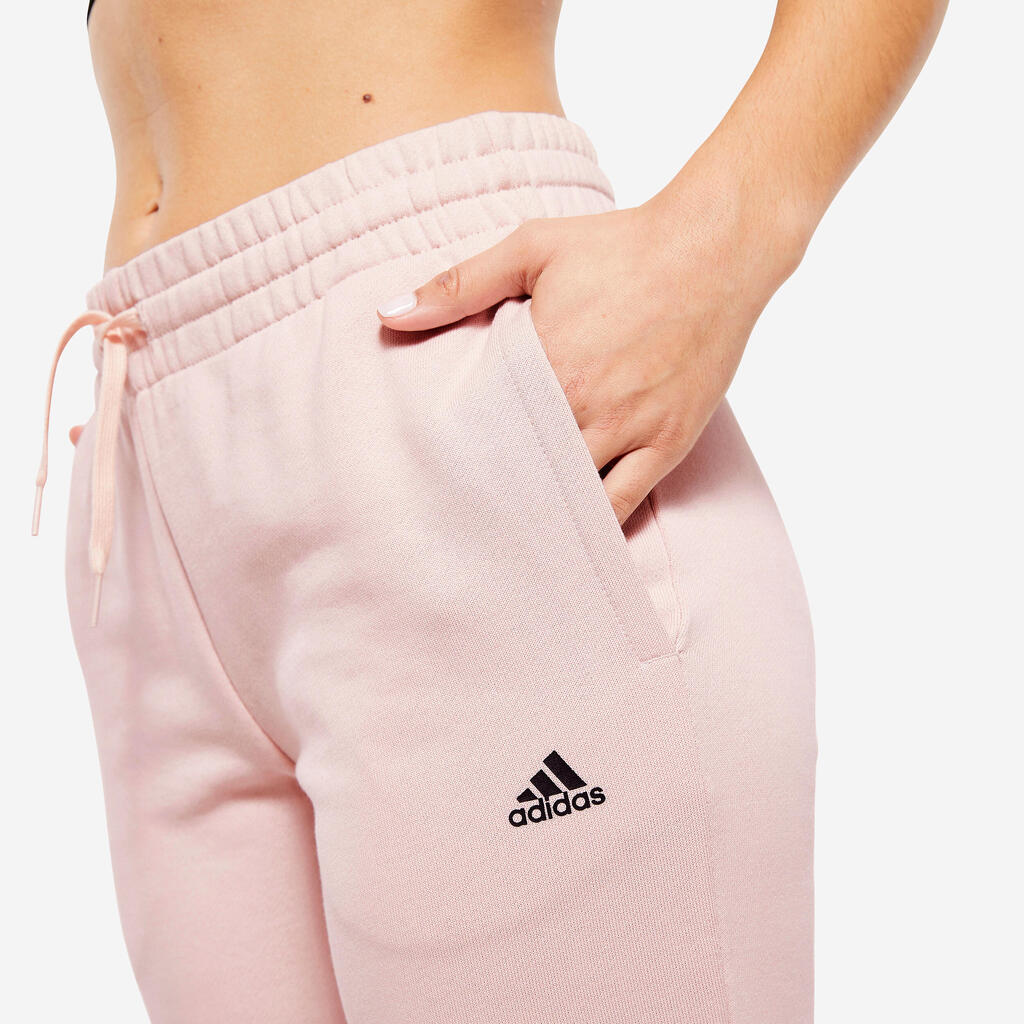 Women's Low-Impact Fitness Jogging Bottoms - Pink