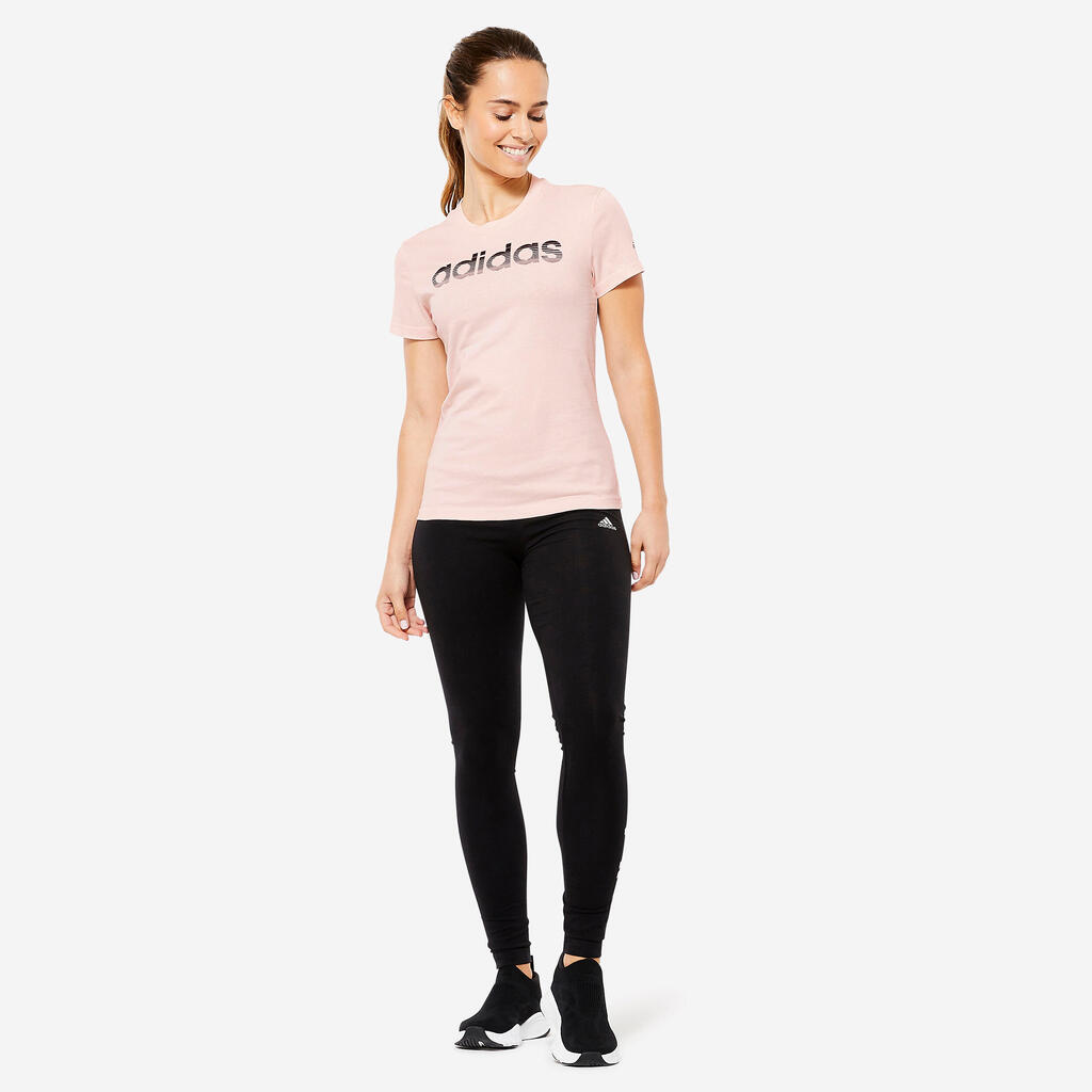Dámske tričko na fitnes ružové