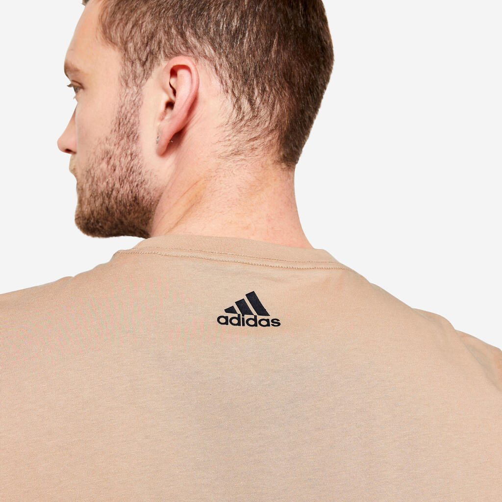 ADIDAS T-Shirt Herren weich - beige 