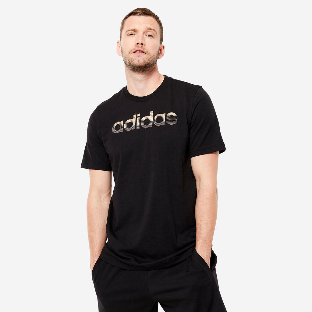 ADIDAS T-Shirt Herren weich - schwarz 