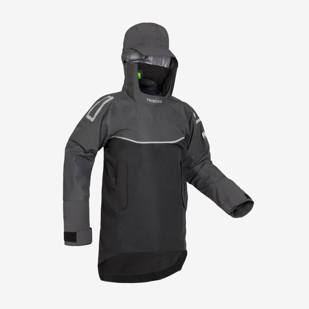 Vareuse longue voile homme - offshore pro series gris carbone