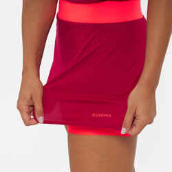 Women's Breathable Padel Skirt Fly - Coral