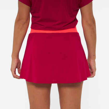 Women's Breathable Padel Skirt Fly - Coral