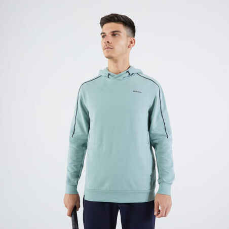 Vyriškas teniso džemperis su gobtuvu „Soft“, molio spalvos