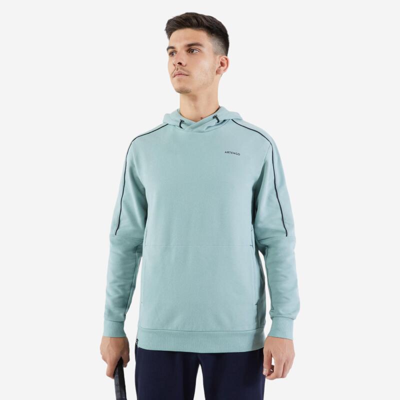 Herren Tennis Kapuzenpullover - Soft braun