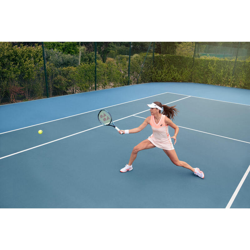Damen Tennisschuhe Multicourt Asics Gel Solution Speed FF 3 weiss/orange