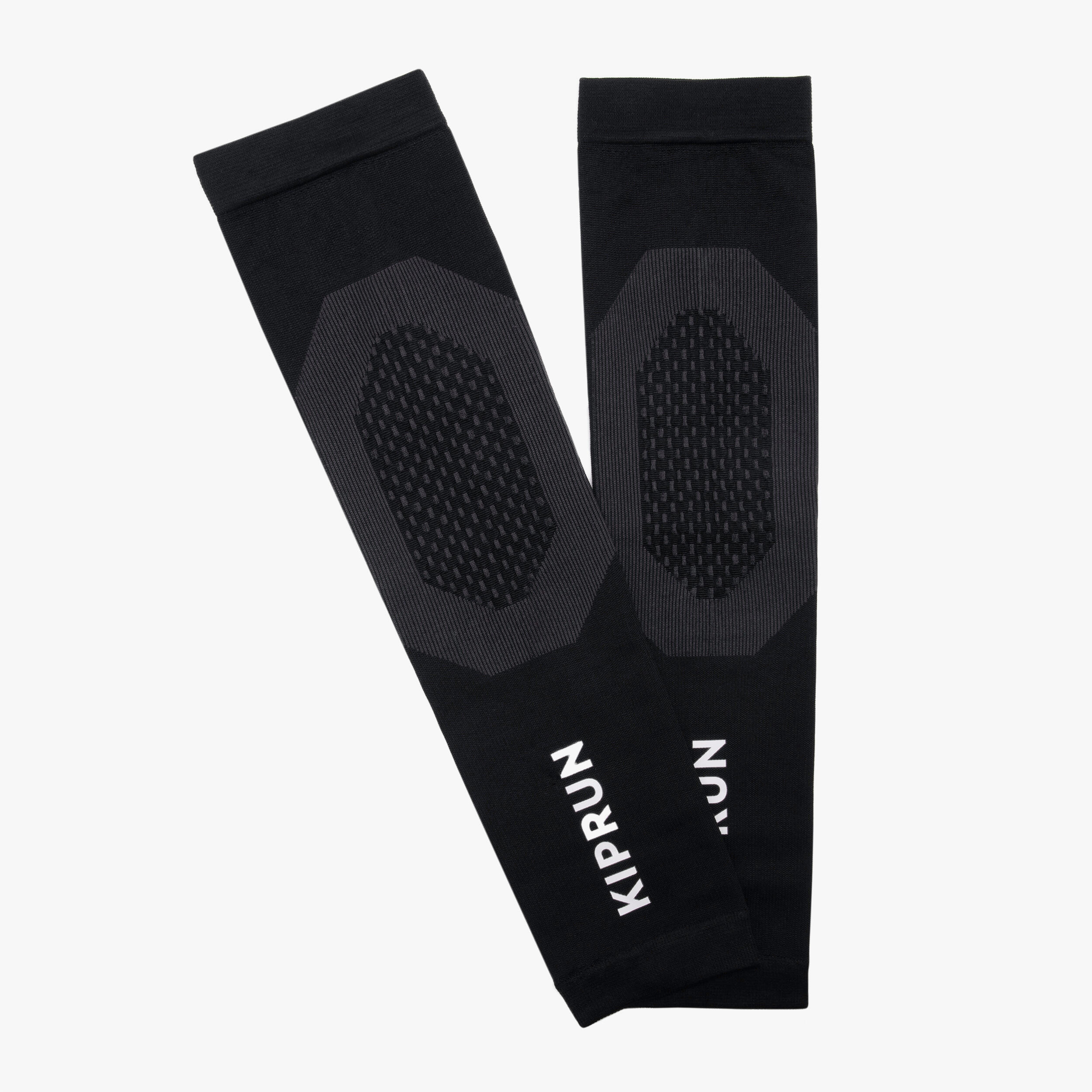 Men's and women's running arm covers - KIPRUN black