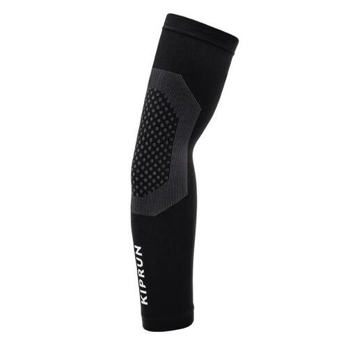 Manchettes couvre-bras running homme femme - KIPRUN noir