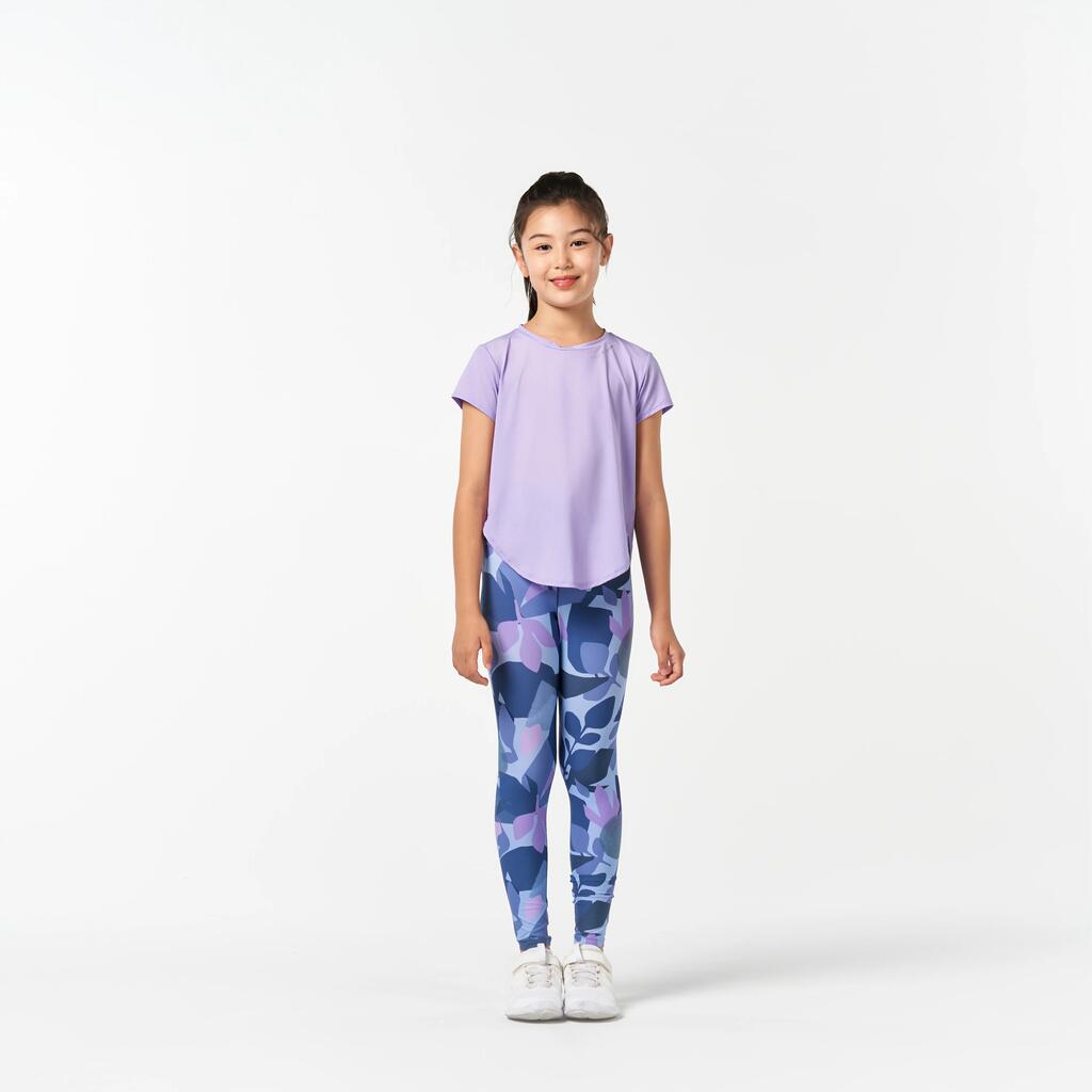 Camiseta de educación para Niña física S900 purpura