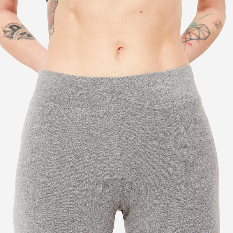 Women's Leggings Fit+ 500 - Grey