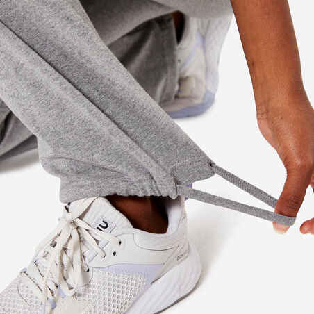 Women's Tightenable Straight Fitness Leggings - Grey