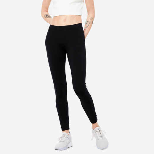 
      CALZAS FITNESS 100 MUJER NEGRO SLIM SALTO 
  