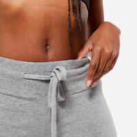 Women's Tightenable Straight Fitness Leggings - Grey
