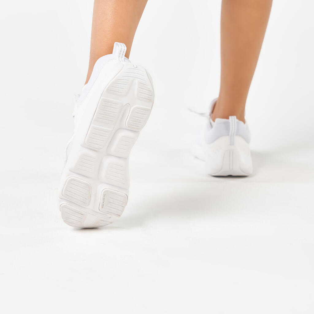 Chaussures multisport lacets légères enfant mixte, Playful Fast Blanc