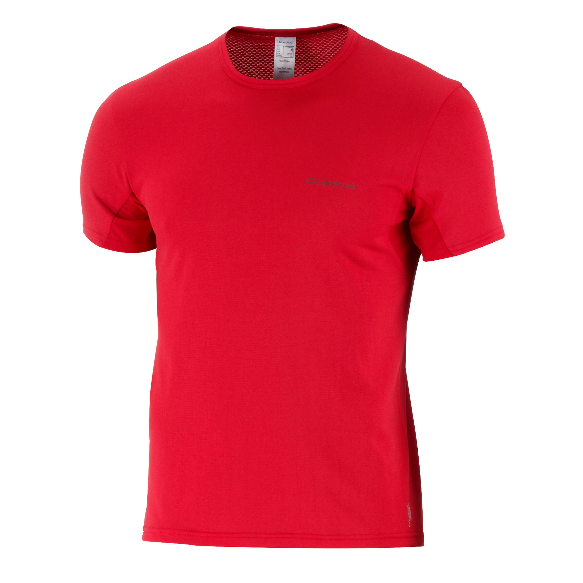 QUECHUA TechFRESH 50 short-sleeved T-Shirt - Red