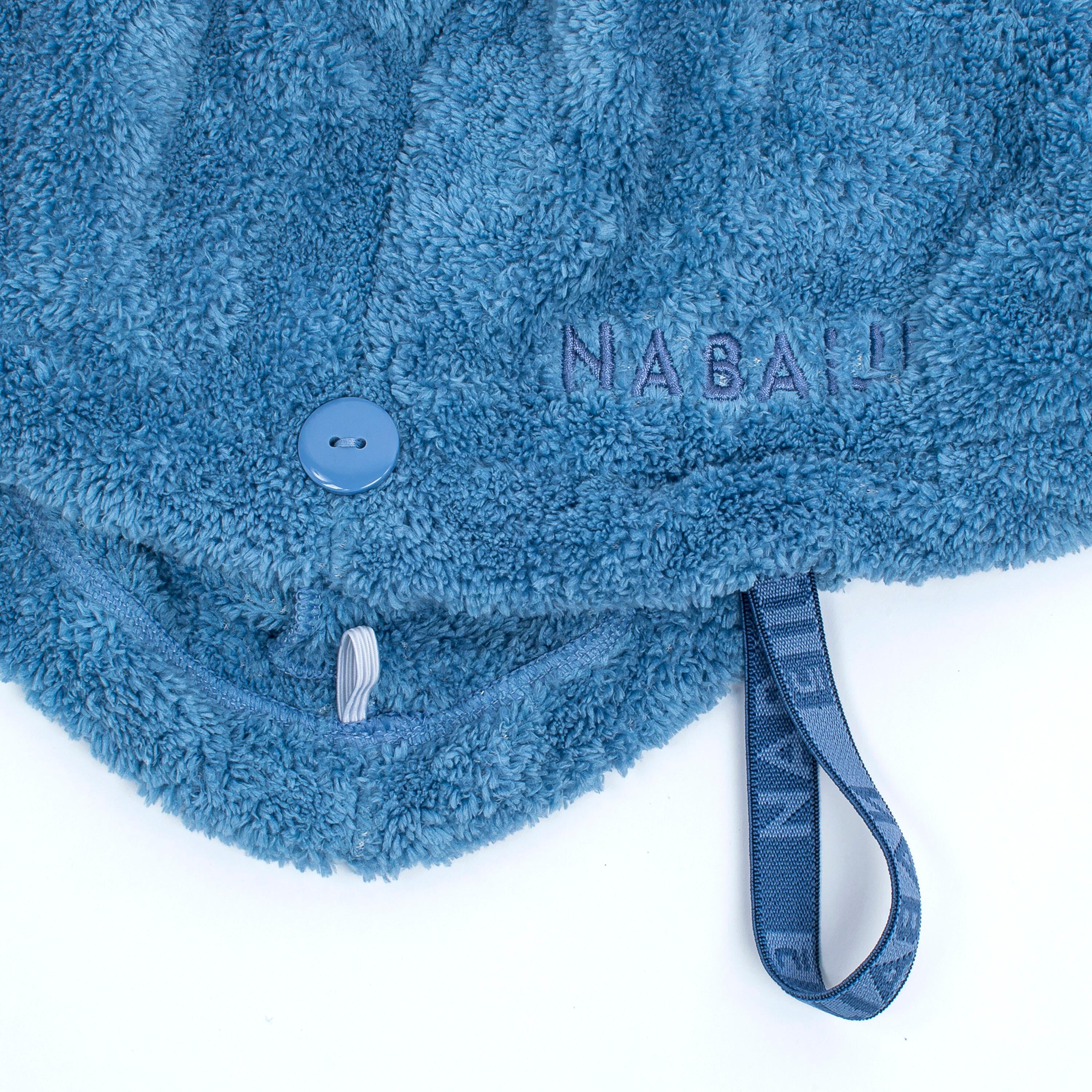 Swimming Soft Microfibre Hair Towel - Blue 3/5