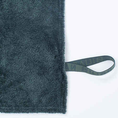 Itin švelnus mikropluošto rankšluostis, L dydis (80 x 130 cm), rusvai žalsvas