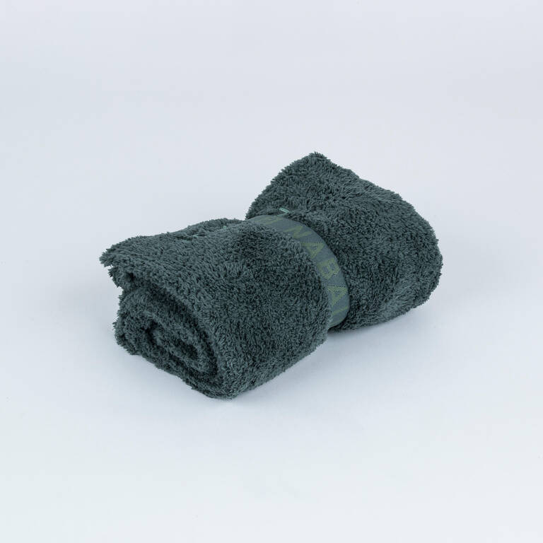 Ultra-Soft Microfibre Towel Size L 80 x 130 cm Khaki Green