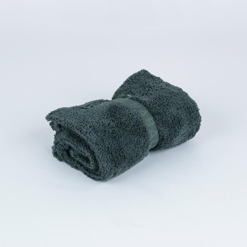 Mikrofaser-Handtuch ultraweich Grösse L 80 × 130 cm - khaki