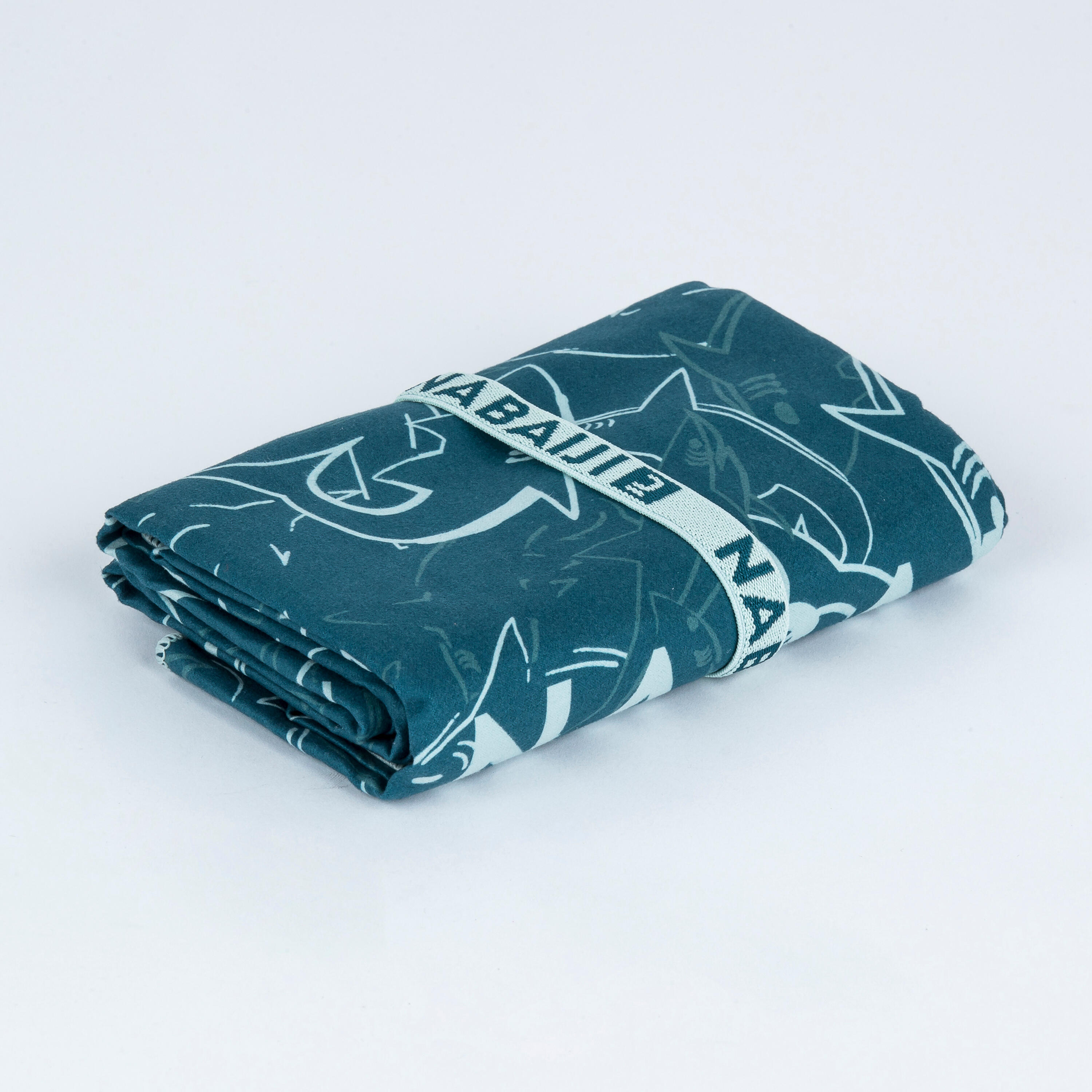 Compact Microfibre Swimming Towel Size L 80 x 130 cm - print 2/4