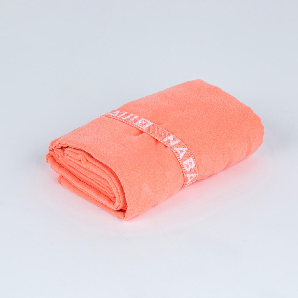 Serviette De Bain Microfibre Coral Taille L 80 x 130 cm