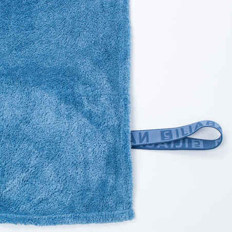 Ultra-Soft Microfibre Towel Size L 80 x 130 cm - Blue