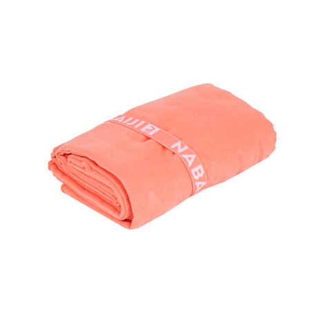 Microfibre Pool Towel Coral Size L 80 x 130 cm