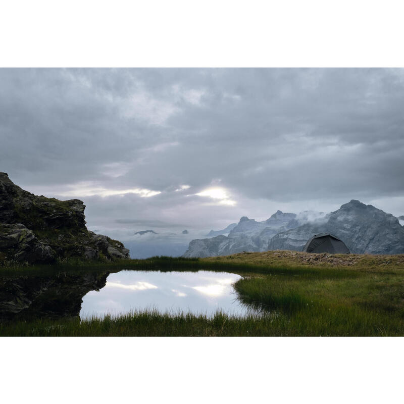 2 Kişilik Outdoor Trekking Kamp Çadırı - Haki - MT500