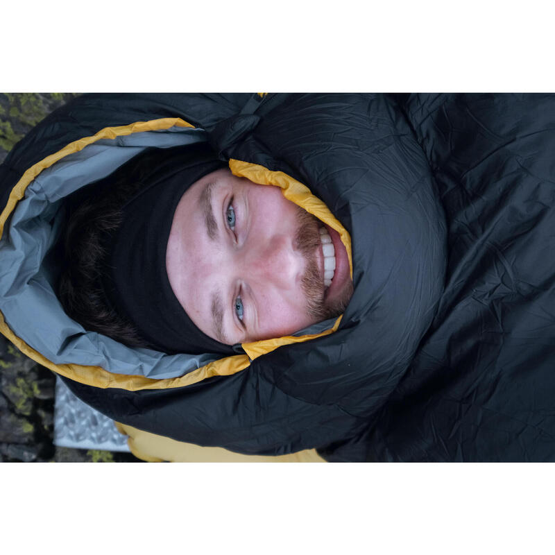 Sac de dormit cu umplutură din puf Trekking MT900 5°C Roșu