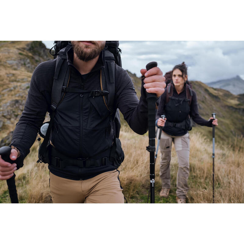 HANORAC MT900 LÂNĂ MERINOS TREKKING LA MUNTE BĂRBAȚI