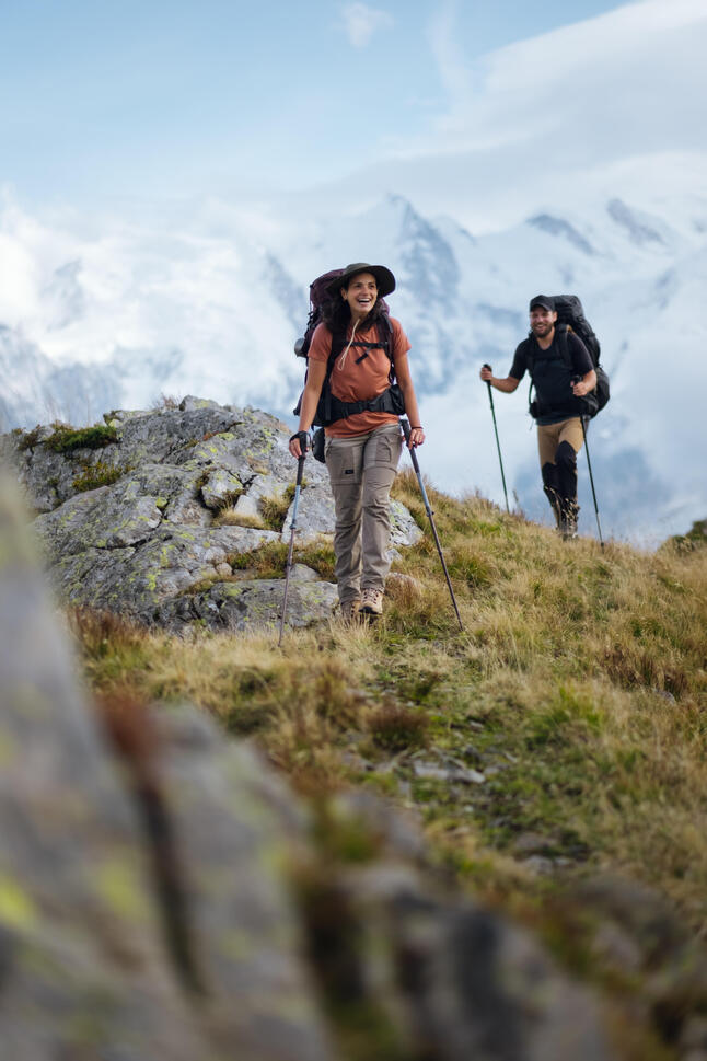 Koszulka damska trekkingowa z krótkim rękawem Forclaz MT900 merino seamless