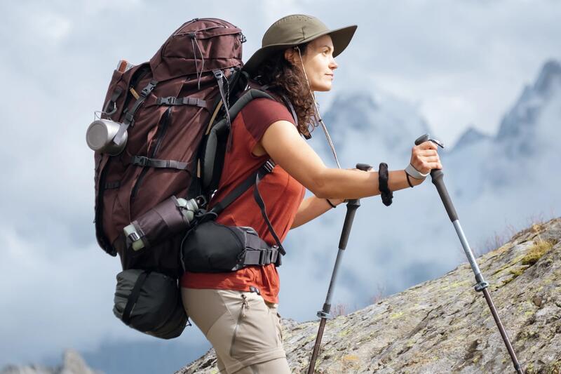 Koszulka damska trekkingowa z krótkim rękawem Forclaz MT500 merino