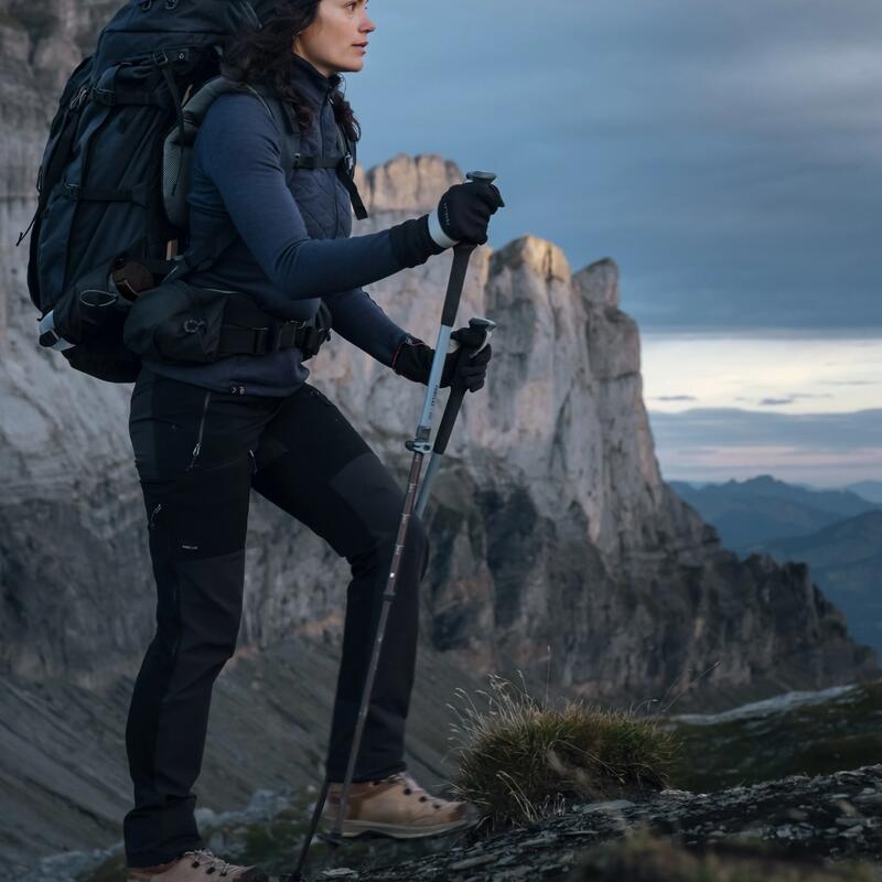 Koszulka damska trekkingowa z długim rękawem Forclaz MT900 merino
