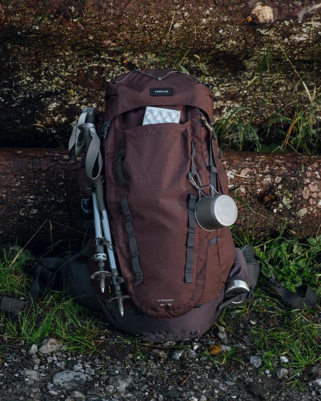 1 fast and precise adjustable hiking pole - MT500 grey