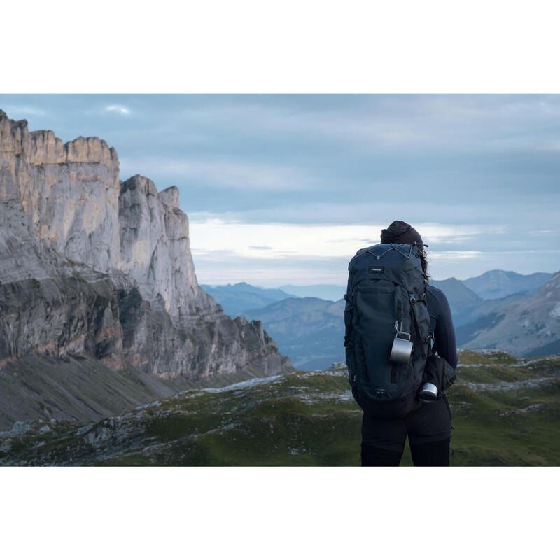 Rucsac Trekking cu husă ploaie MT900 Symbium 50+10L Gri Damă
