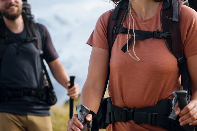 Koszulka damska trekkingowa z krótkim rękawem Forclaz MT900 merino seamless