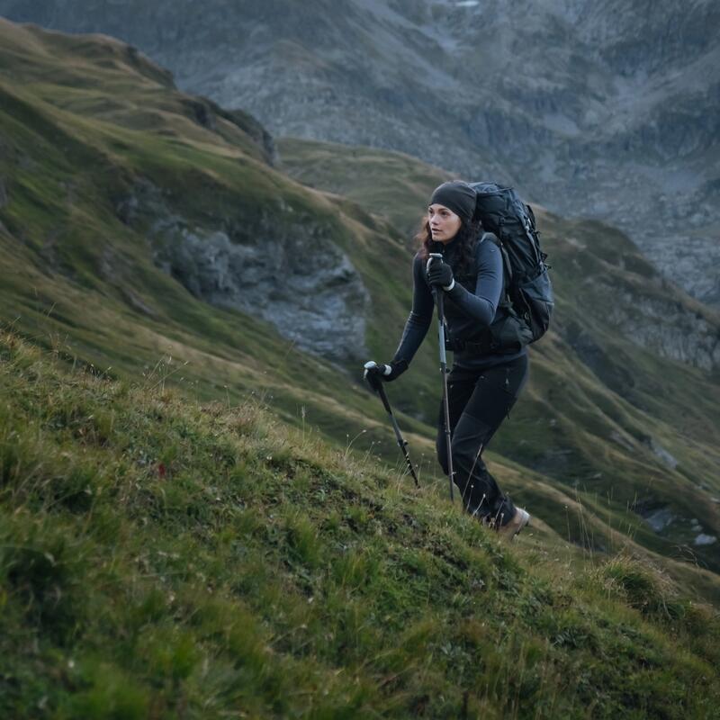 Koszulka damska trekkingowa z długim rękawem Forclaz MT900 merino