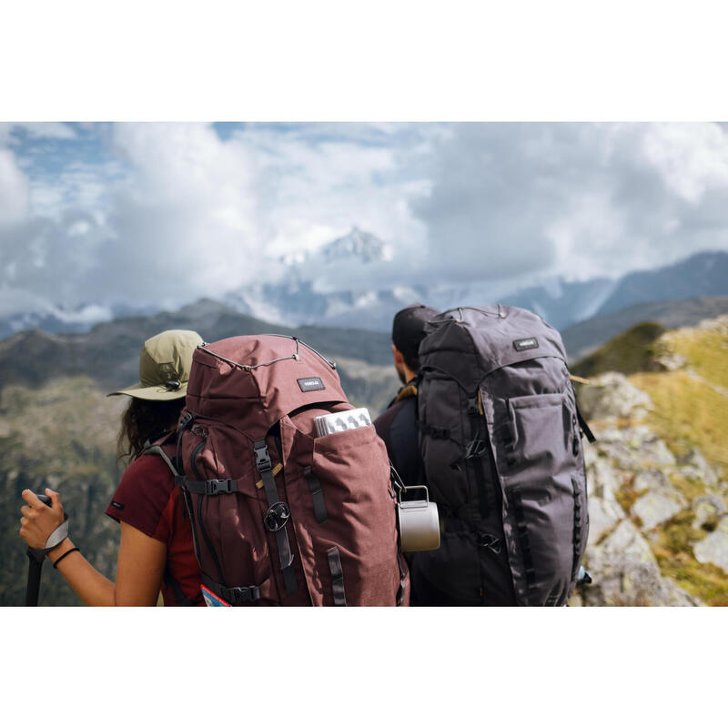 Erkek Outdoor Trekking Sırt Çantası - Gri - 70+10 L - MT900 Symbium