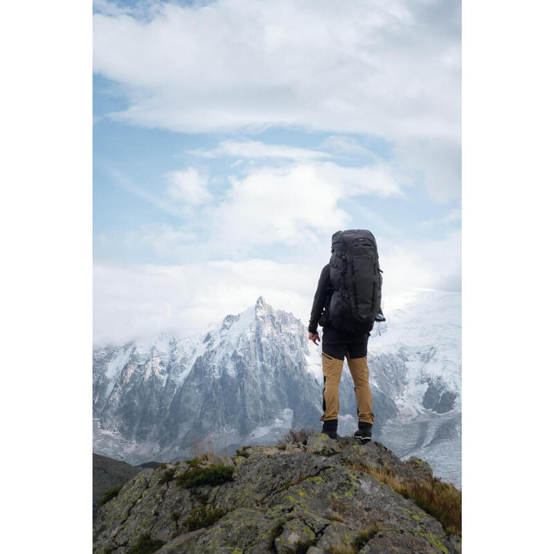 Pantalon Hidrofob Protecție vânt Trekking la munte MT900 Bărbați